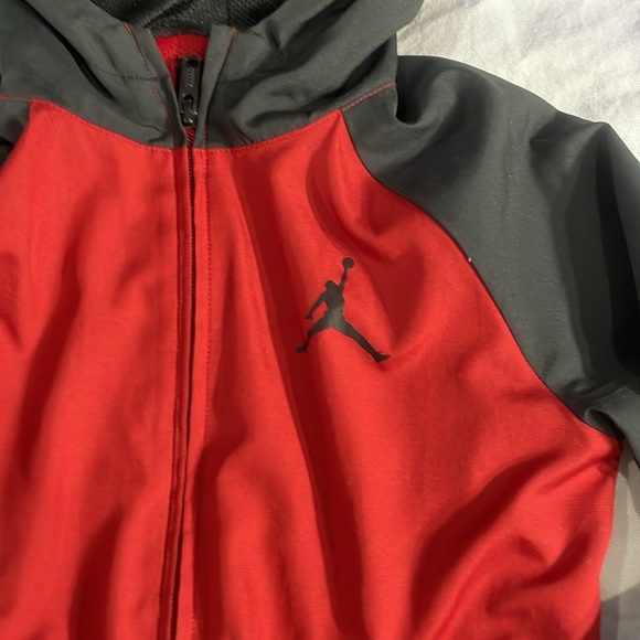 Jordan Jumpman Boys Hooded Windbreaker Jacket Size Large Boys 6-7yrs - Picture 2 of 5